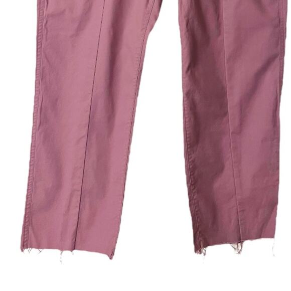 Old Navy Pants Utility Straight Leg Raw Hem Cargo Casual Pink Women’s 14 Plus - Picture 8 of 12